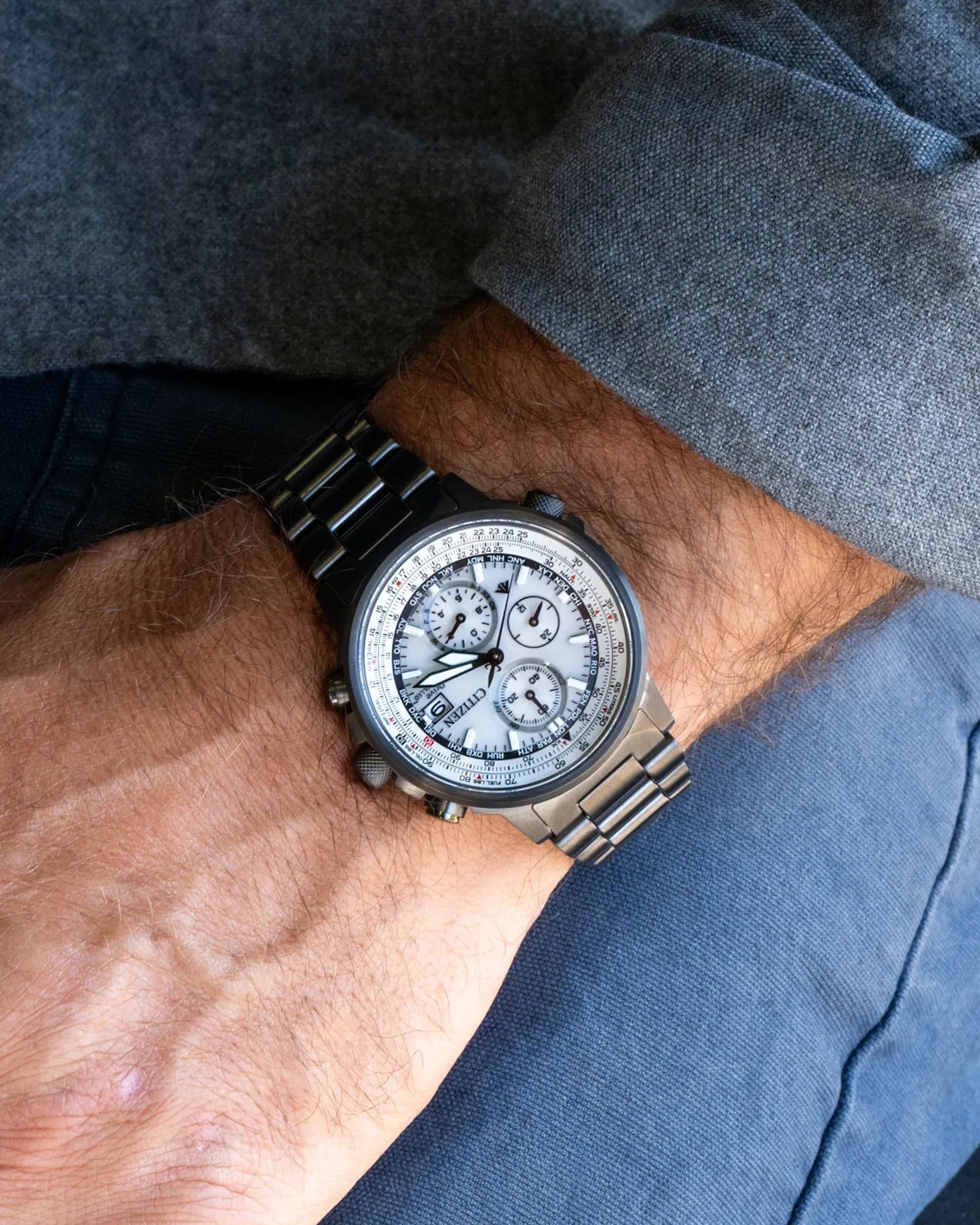 Citizen Promaster Navihawk A-T | Cronometraje Atómico & Regla de Cálculo | AT8304-57A