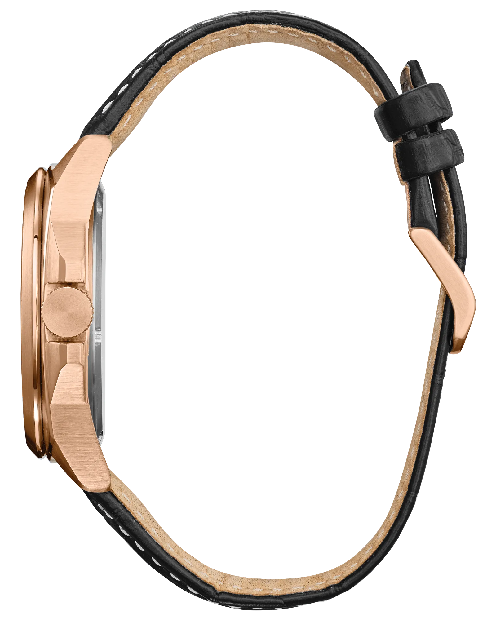 Citizen Eco-Drive Classic | Oro Rosa & Piel Negra | AW1723-02E