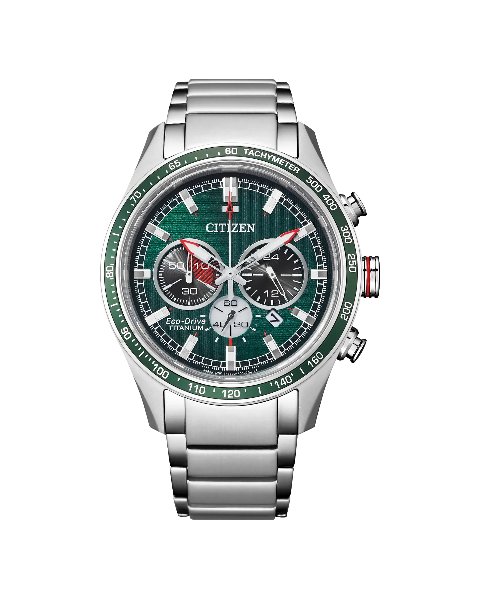 Citizen Super Titanium™ Chronograph | Dial Verde & Zafiro | CA4497-86X