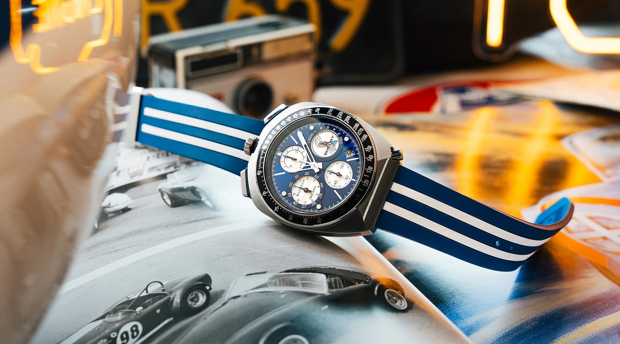 Bulova Shelby® Racer Chronograph | Edición Limitada GT500 & Precisionist | 98B452