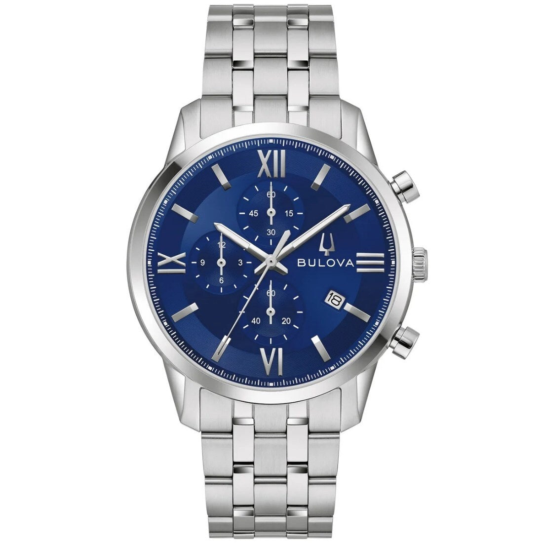 Bulova Sutton Chronograph | Dial Azul Sunray & Cristal Abombado | 96B476